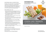 Flyer Qualitätsmanagement: Essen und Trinken